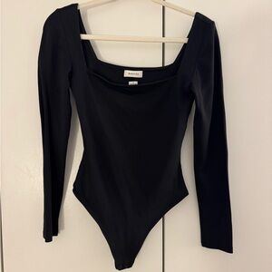 Aritzia Classic Black Bodysuit